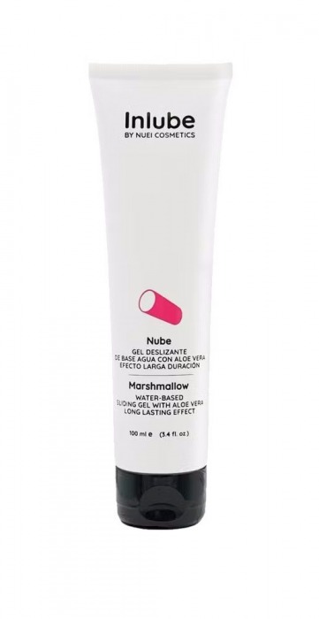 Лубрикант на водной основе Nuei Inlube с алоэ вера и ароматом маршмеллоу -100 мл. - Nuei cosmetics - купить с доставкой в Ногинске