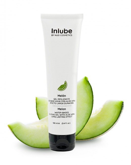 Лубрикант на водной основе Nuei Inlube с алоэ вера и ароматом дыни - 100 мл. - Nuei cosmetics - купить с доставкой в Ногинске