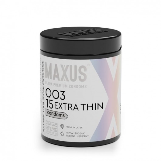 Экстремально тонкие презервативы MAXUS 003 Extra Thin - 15 шт. - Maxus - купить с доставкой в Ногинске