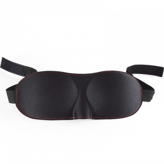 Черная маска на липучке «Комфорт» - Sitabella - купить с доставкой в Ногинске