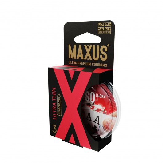 Ультратонкие презервативы MAXUS AIR Ultra Thin - 3 шт. - Maxus - купить с доставкой в Ногинске