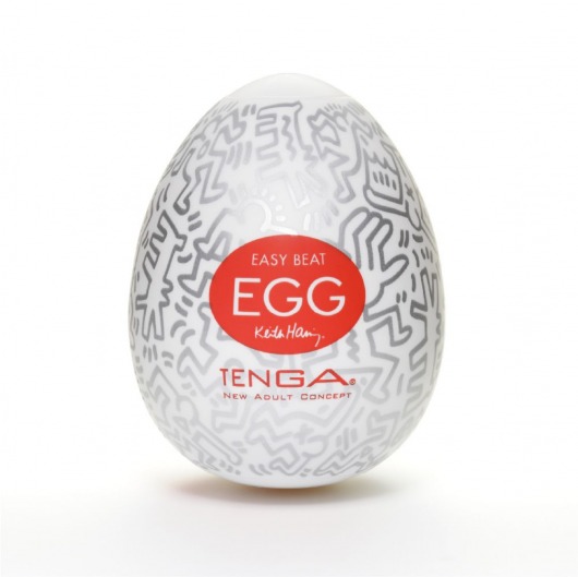 Мастурбатор-яйцо Keith Haring EGG PARTY - Tenga - в Ногинске купить с доставкой