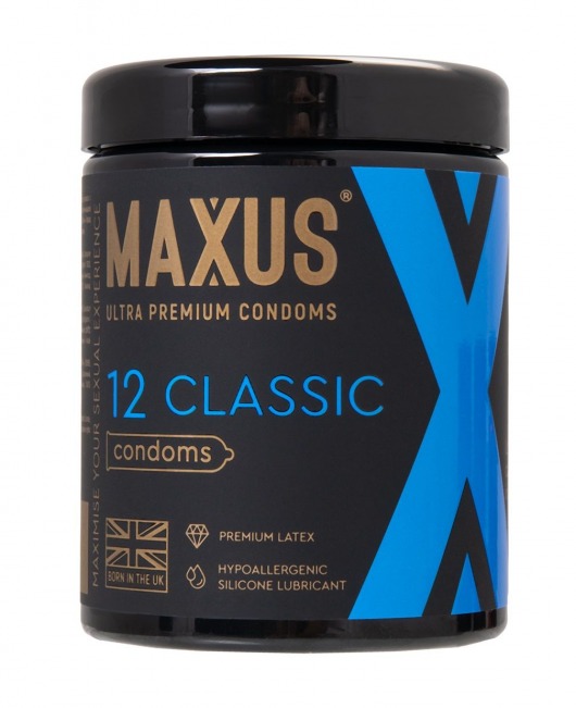 Классические презервативы MAXUS Classic - 12 шт. - Maxus - купить с доставкой в Ногинске