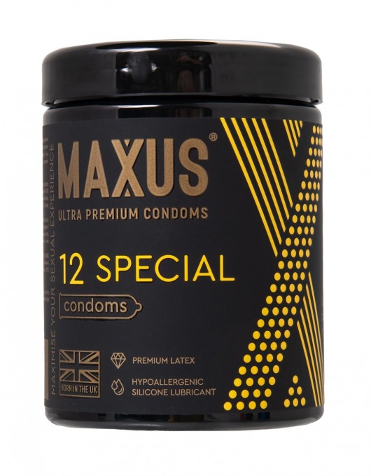 Презервативы с точками и рёбрами MAXUS Special - 12 шт. - Maxus - купить с доставкой в Ногинске