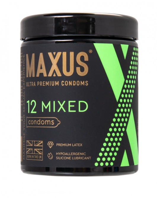 Презервативы MAXUS Mixed - 12 шт. - Maxus - купить с доставкой в Ногинске
