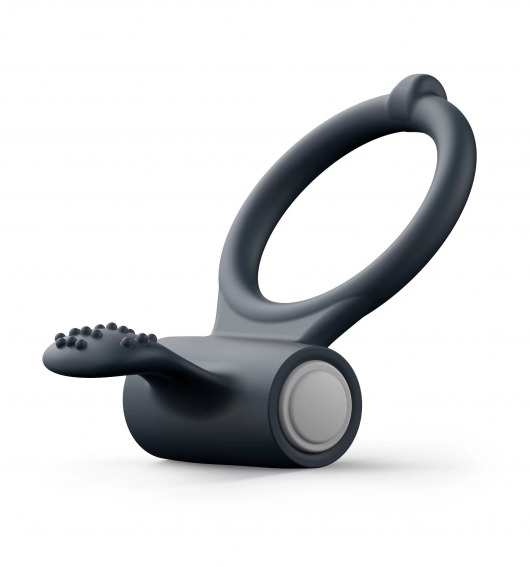 Черное эрекционное кольцо Power Clit - Dorcel - в Ногинске купить с доставкой