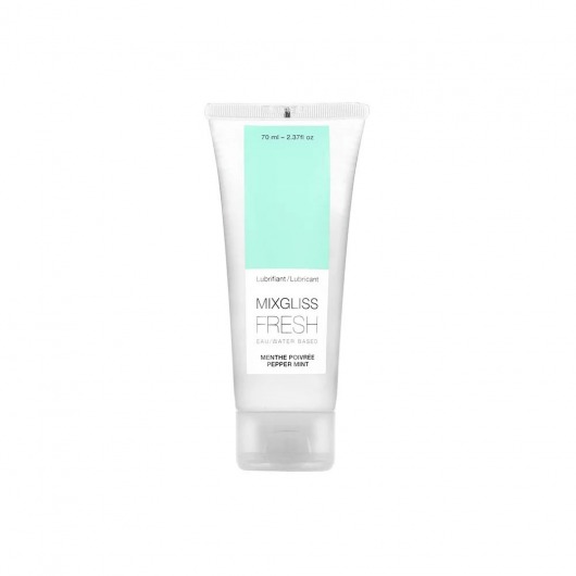 Лубрикант с охлаждающим эффектом Mixgliss Fresh Pepper Mint - 70 мл. - Strap-on-me - купить с доставкой в Ногинске