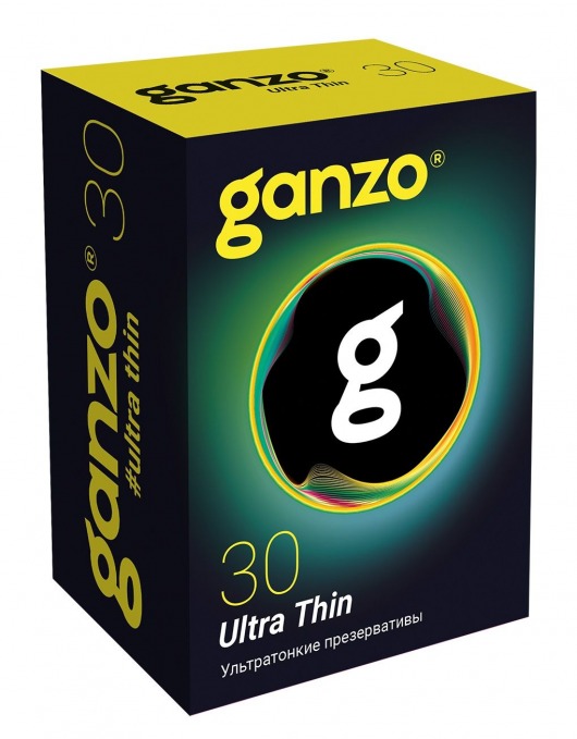 Супертонкие презервативы Ganzo Ultra thin - 30 шт. - Ganzo - купить с доставкой в Ногинске