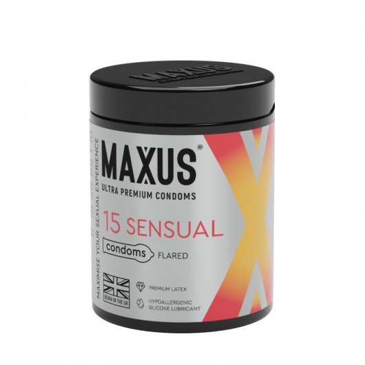 Анатомические презервативы MAXUS Sensual - 15 шт. - Maxus - купить с доставкой в Ногинске