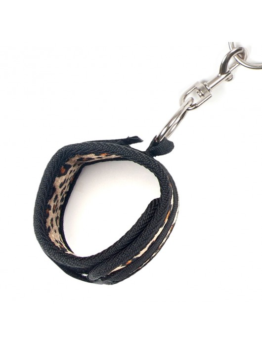 Леопардовая фиксация на матрас для рук и ног Classic Bedspreader - Lux Fetish - купить с доставкой в Ногинске