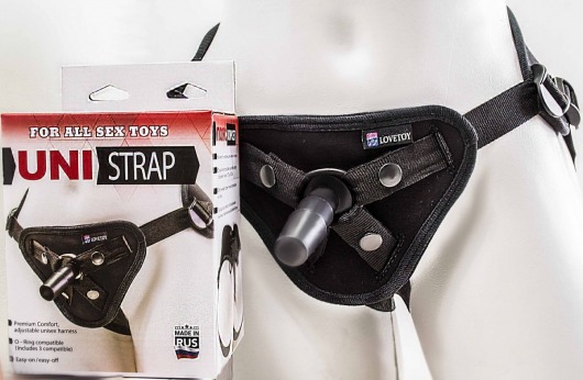 Универсальные трусики Harness UNI strap с корсетом - LOVETOY (А-Полимер) - купить с доставкой в Ногинске