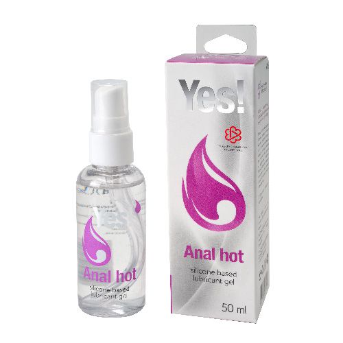 Согревающая силиконовая гель-смазка Yes Anal hot - 50 мл. - Sitabella - купить с доставкой в Ногинске