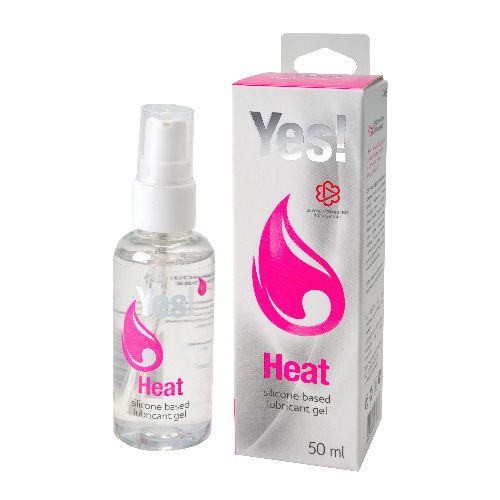 Возбуждающая силиконовая вагинальная смазка Yes Heat - 50 мл. - Sitabella - купить с доставкой в Ногинске