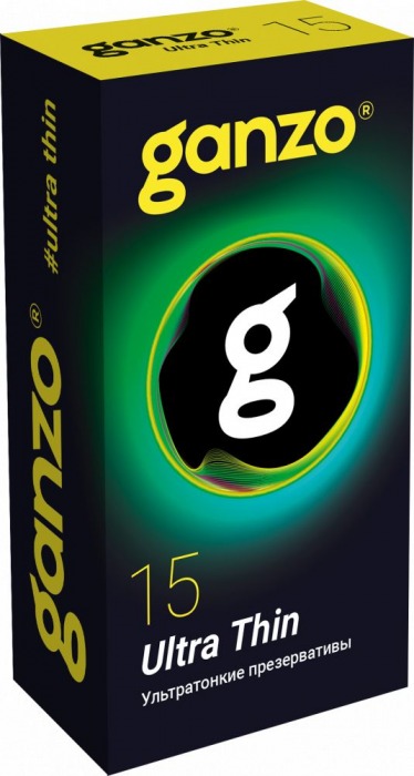 Прозрачные ультратонкие презервативы Ganzo Ultra thin - 15 шт. - Ganzo - купить с доставкой в Ногинске