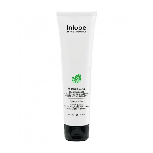 Водный лубрикант Nuei Inlube с алоэ вера и ароматом мяты - 100 мл. - Nuei cosmetics - купить с доставкой в Ногинске