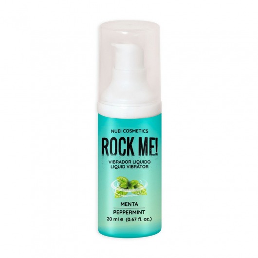 Жидкий вибратор Nuei Rock Me! с ароматом мяты - 20 мл. - Nuei cosmetics - купить с доставкой в Ногинске