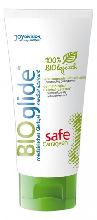 Гель-лубрикант на водной основе BIOglide safe Carrageen - 100 мл. - Joy Division - купить с доставкой в Ногинске