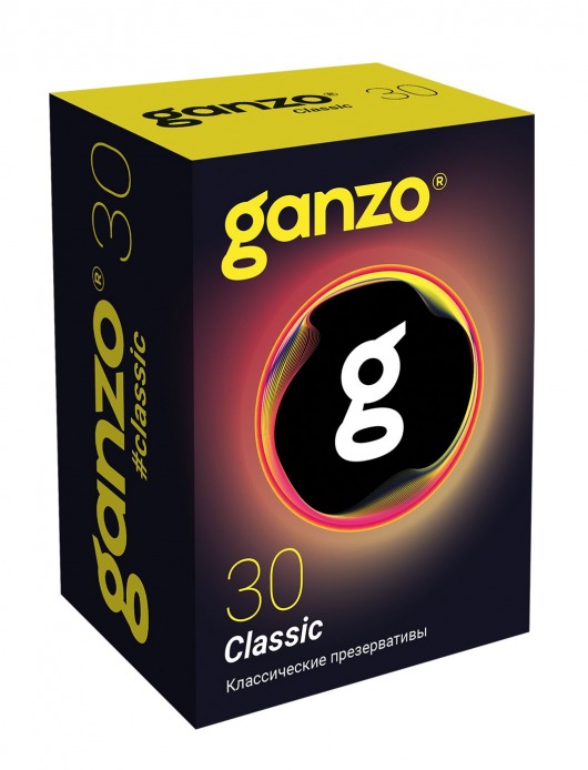 Классические презервативы с обильной смазкой Ganzo Classic - 30 шт. - Ganzo - купить с доставкой в Ногинске