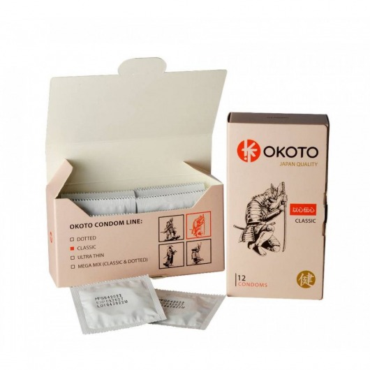Презервативы OKOTO Classic - 12 шт. - Sitabella - купить с доставкой в Ногинске