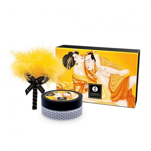 Массажная пудра с ароматом манго Luscious Mango - Shunga - купить с доставкой в Ногинске