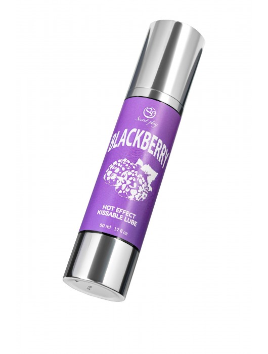 Массажное масло 2-в-1 Blackberry Hot Effect с разогревающим эффектом и вкусом ежевики - 50 мл. - Secret Play - купить с доставкой в Ногинске