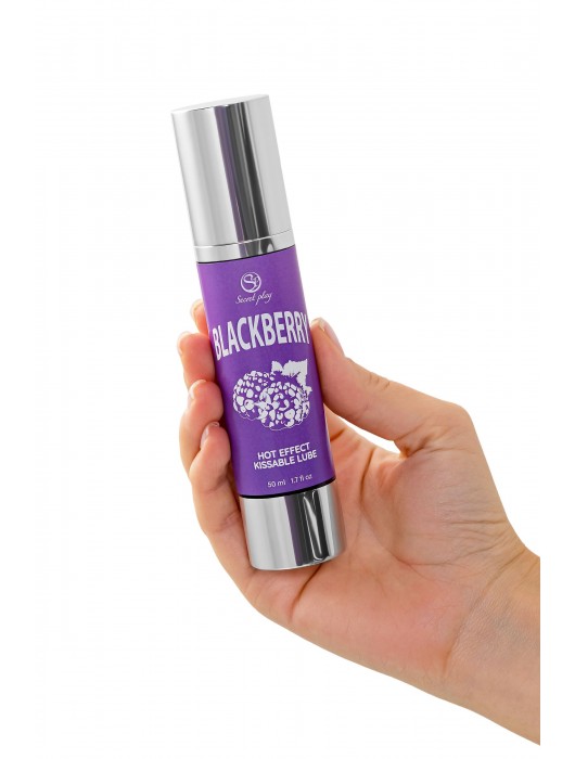 Массажное масло 2-в-1 Blackberry Hot Effect с разогревающим эффектом и вкусом ежевики - 50 мл. - Secret Play - купить с доставкой в Ногинске