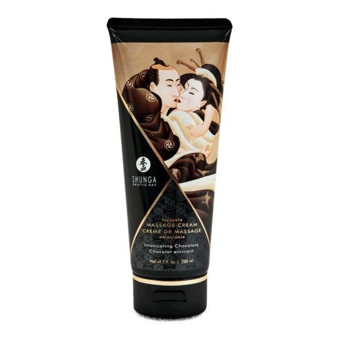 Массажный крем для тела с ароматом шоколада Intoxicating Chocolate - 200 мл. - Shunga - купить с доставкой в Ногинске