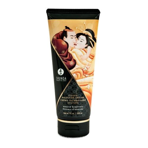 Массажный крем для тела с ароматом миндаля Almond Sweetness - 200 мл. - Shunga - купить с доставкой в Ногинске
