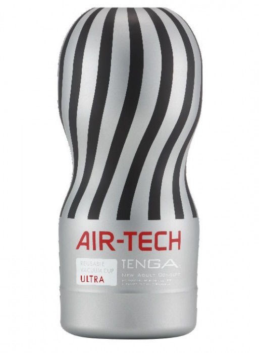 Серый мастурбатор Reusable Vacuum CUP ULTRA - Tenga - в Ногинске купить с доставкой