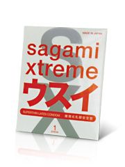 Ультратонкий презерватив Sagami Xtreme SUPERTHIN - 1 шт. - Sagami - купить с доставкой в Ногинске