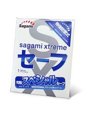 Презерватив Sagami Xtreme Ultrasafe с двойным количеством смазки - 1 шт. - Sagami - купить с доставкой в Ногинске