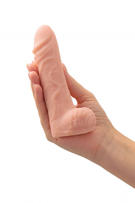 Телесная удлиняющая фаллическая насадка - 16 см. - ToyFa - в Ногинске купить с доставкой