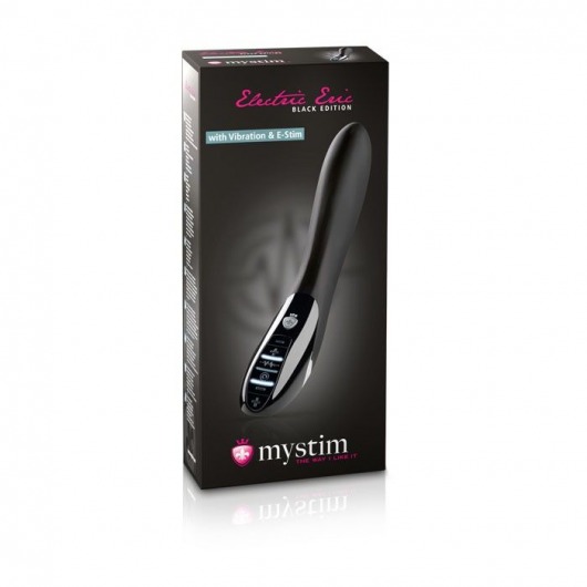 Черный вибратор с миостимуляцией Mystim Electric Eric Black Edition - 27 см. - MyStim - купить с доставкой в Ногинске