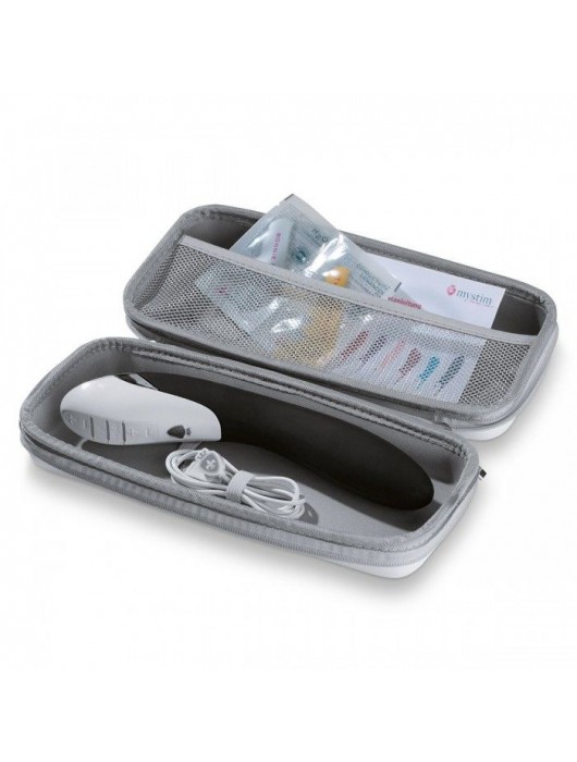 Вибратор с электростимуляцией Sizzling Simon Black Edition - 27 см. - MyStim - купить с доставкой в Ногинске