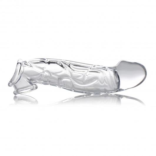 Прозрачная насадка для увеличения члена 2 Inch Clear Extender Sleeve - XR Brands - в Ногинске купить с доставкой
