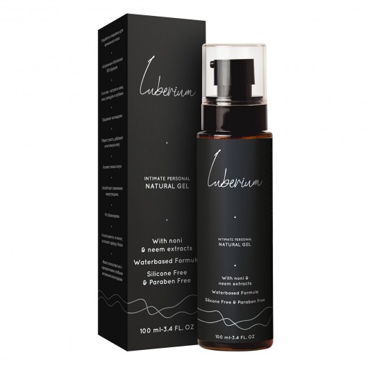 Интимный гель на водной основе с экстрактами нони и нима Luberium Natural Gel - 100 мл. - Luberium - купить с доставкой в Ногинске
