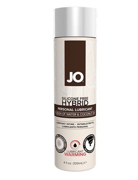 Водно-масляный лубрикант с разогревающим эффектом Hybrid Lubricant WARMING - 120 мл. - System JO - купить с доставкой в Ногинске