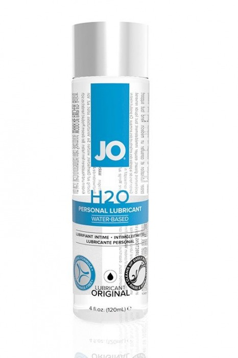 Нейтральный лубрикант на водной основе JO Personal Lubricant H2O - 120 мл. - System JO - купить с доставкой в Ногинске