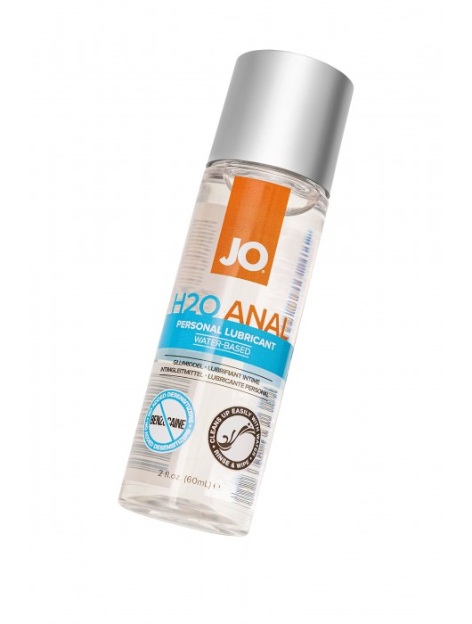 Анальный лубрикант на водной основе JO Anal H2O - 60 мл. - System JO - купить с доставкой в Ногинске