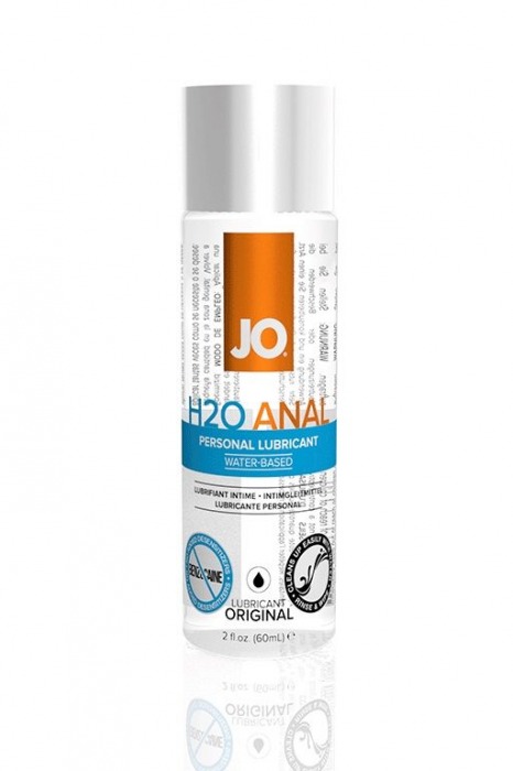 Анальный лубрикант на водной основе JO Anal H2O - 60 мл. - System JO - купить с доставкой в Ногинске