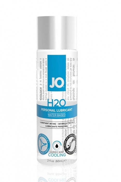 Охлаждающий лубрикант на водной основе JO Personal Lubricant H2O COOLING - 60 мл. - System JO - купить с доставкой в Ногинске