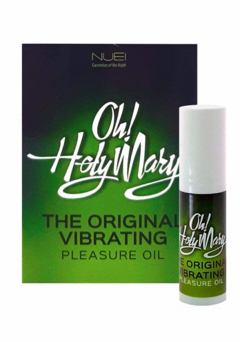 Масло унисекс с эффектом вибрации Oh! Holy Mary - 6 мл. - Nuei cosmetics - купить с доставкой в Ногинске