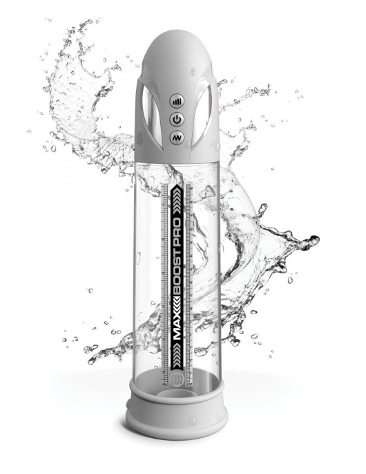 Белая вакуумная автоматическая помпа Max Boost Pro Flow - Pipedream - в Ногинске купить с доставкой
