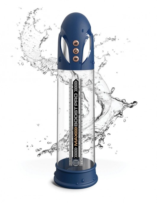 Синяя вакуумная автоматическая помпа Max Boost Pro Flow - Pipedream - в Ногинске купить с доставкой