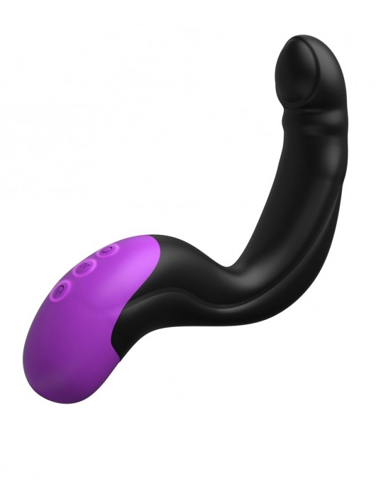 Черно-фиолетовый вибромассажёр простаты Hyper-Pulse P-Spot Massager - Pipedream - в Ногинске купить с доставкой
