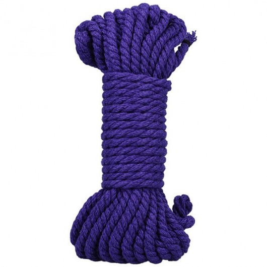 Фиолетовая верёвка для связывания и фиксации Bind Tie - 9,14 м. - Doc Johnson - купить с доставкой в Ногинске