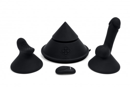 Конусный вибромассажер Cowgirl Cone с 2 насадками - CowGirl - купить с доставкой в Ногинске