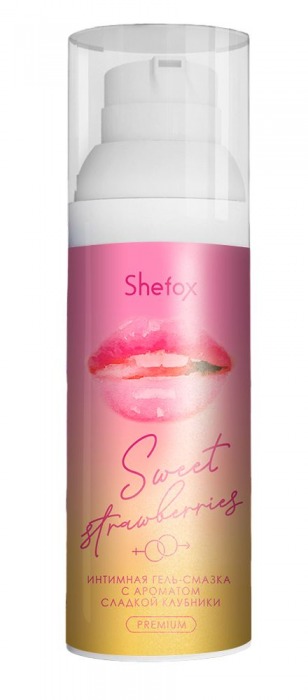 Интимная гель-смазка Shefox Premium «Сладкая клубника» - 50 мл. - Shefox - купить с доставкой в Ногинске