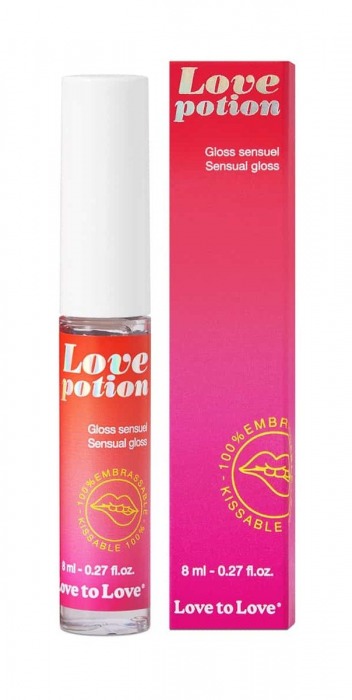 Возбуждающий блеск для губ Love Potion - 8 мл. - Love to Love - купить с доставкой в Ногинске