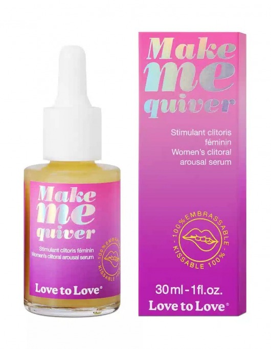 Возбуждающие капли для клитора Make Me Quiver - 30 мл. - Love to Love - купить с доставкой в Ногинске